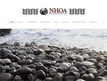 Tablet Screenshot of nhoassociation.org
